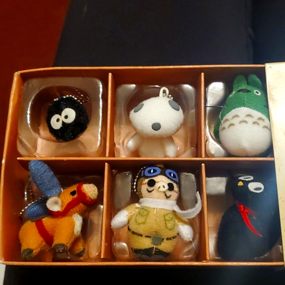 Studio Ghibli Fuzzy Characters Keychains